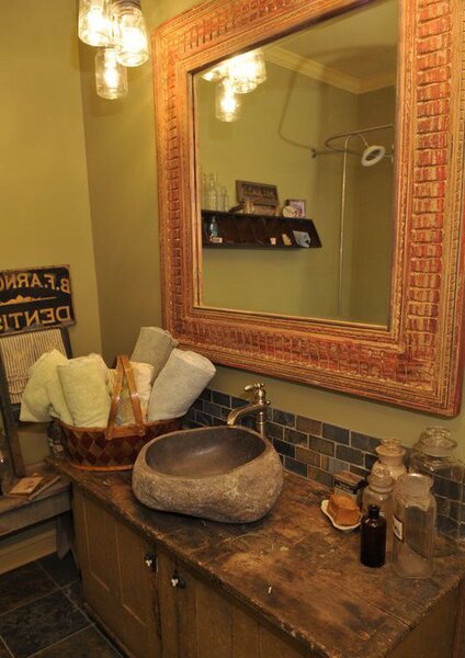 Umývadlo z prírodného riečneho kameňa The Lavabo Cut