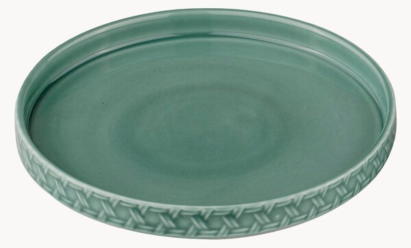 Porcelánové raňajkové taniere Heath Jade, 4 ks