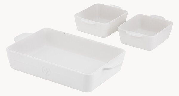 Porcelánové zapekacie misy Essentials, 3 ks
