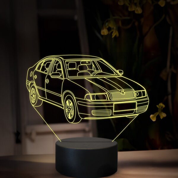 Beling 3D lampa, Škoda Octavia 1, 16 farebná, SA20