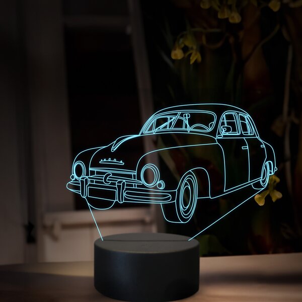 Beling 3D lampa, Škoda 1200, 16 farebná, SA22