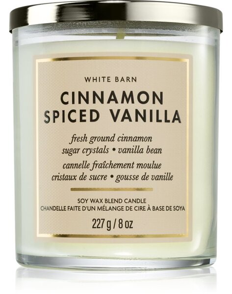 Bath & Body Works Cinnamon Spiced Vanilla vonná sviečka 226 g