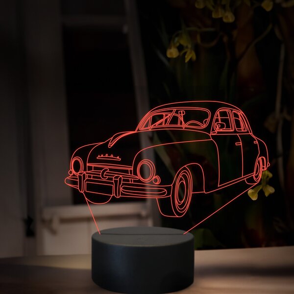 Beling 3D lampa, Škoda 1200, 16 farebná, SA22