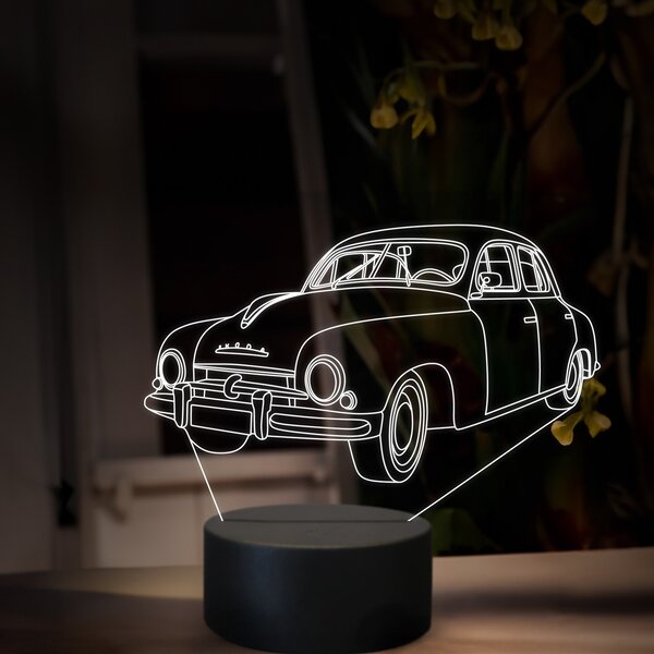 Beling 3D lampa, Škoda 1200, 16 farebná, SA22