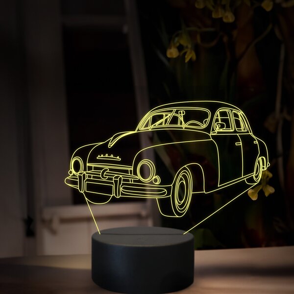 Beling 3D lampa, Škoda 1200, 16 farebná, SA22