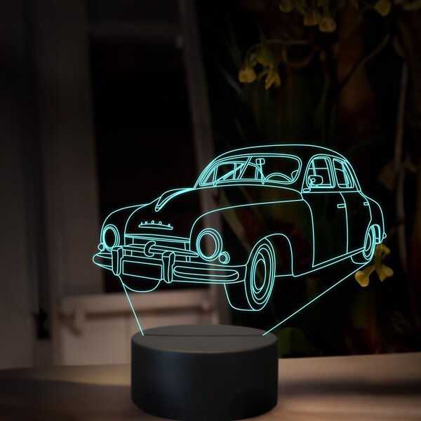 Beling 3D lampa, Škoda 1200, 16 farebná, SA22