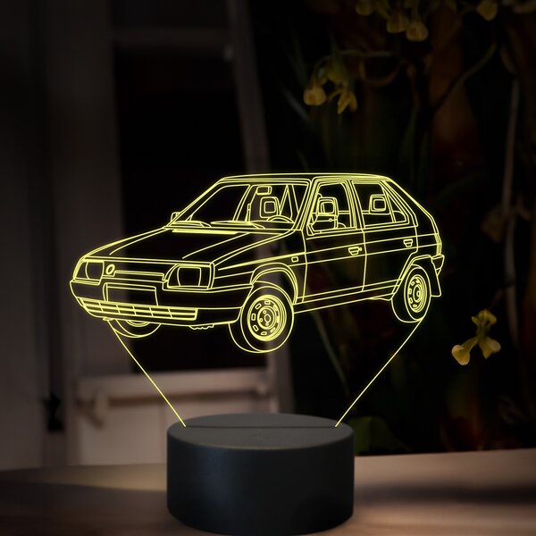 Beling 3D lampa, Škoda Favorit, 16 farebná, SA24