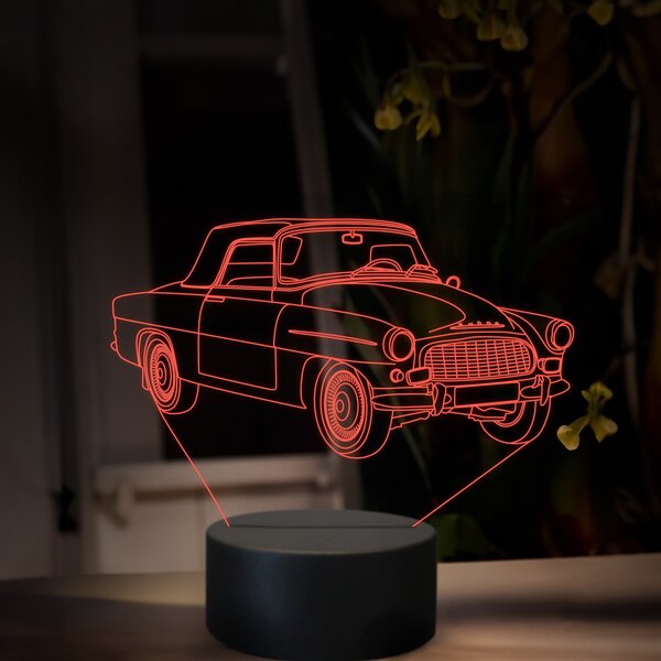 Beling 3D lampa, Škoda Felicia (1959–1964) – roadster, 16 farebná, SA23
