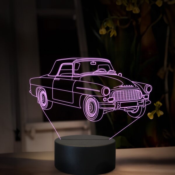 Beling 3D lampa, Škoda Felicia (1959–1964) – roadster, 16 farebná, SA23