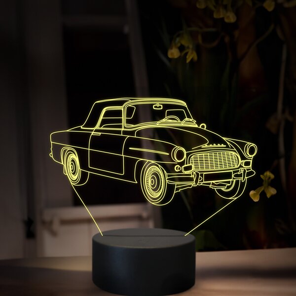 Beling 3D lampa, Škoda Felicia (1959–1964) – roadster, 16 farebná, SA23