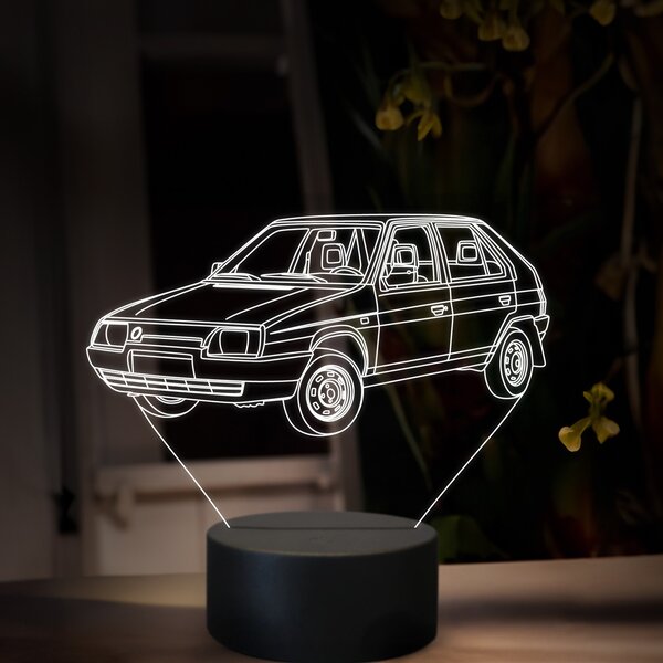 Beling 3D lampa, Škoda Favorit, 16 farebná, SA24