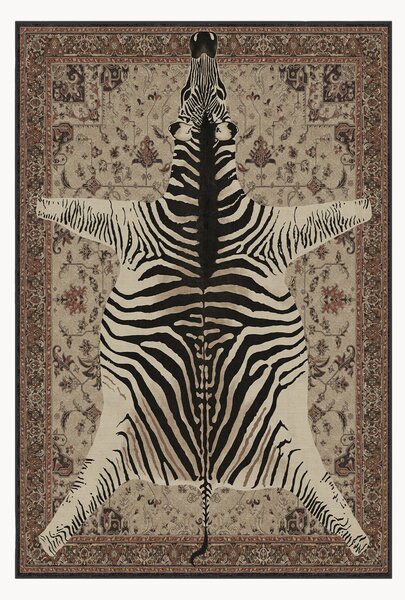 Umývateľný koberec's nízkym vlasom Safari by Iris Apfel