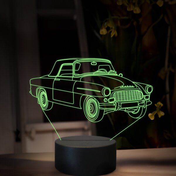 Beling 3D lampa, Škoda Felicia (1959–1964) – roadster, 16 farebná, SA23