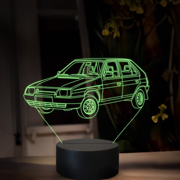 Beling 3D lampa, Škoda Favorit, 16 farebná, SA24