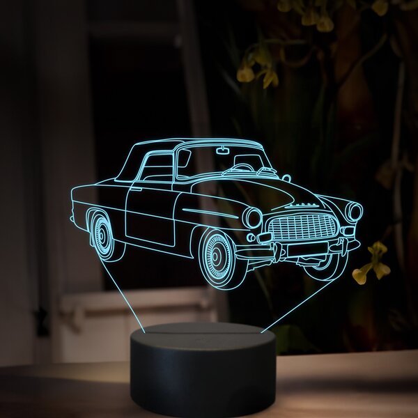 Beling 3D lampa, Škoda Felicia (1959–1964) – roadster, 16 farebná, SA23