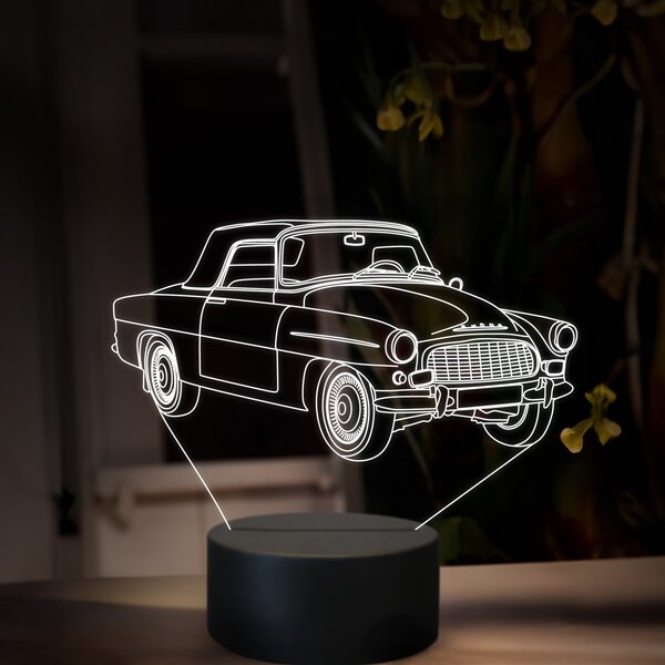 Beling 3D lampa, Škoda Felicia (1959–1964) – roadster, 16 farebná, SA23