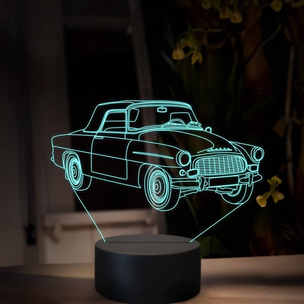 Beling 3D lampa, Škoda Felicia (1959–1964) – roadster, 16 farebná, SA23