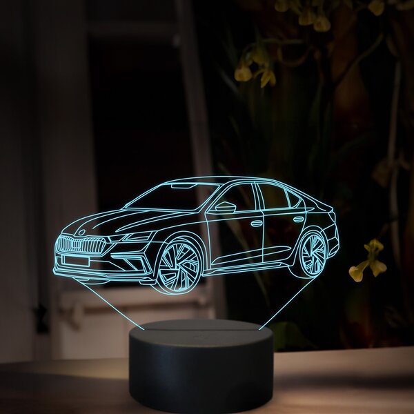 Beling 3D lampa, Škoda Octavia RS, 16 farebná, SA25
