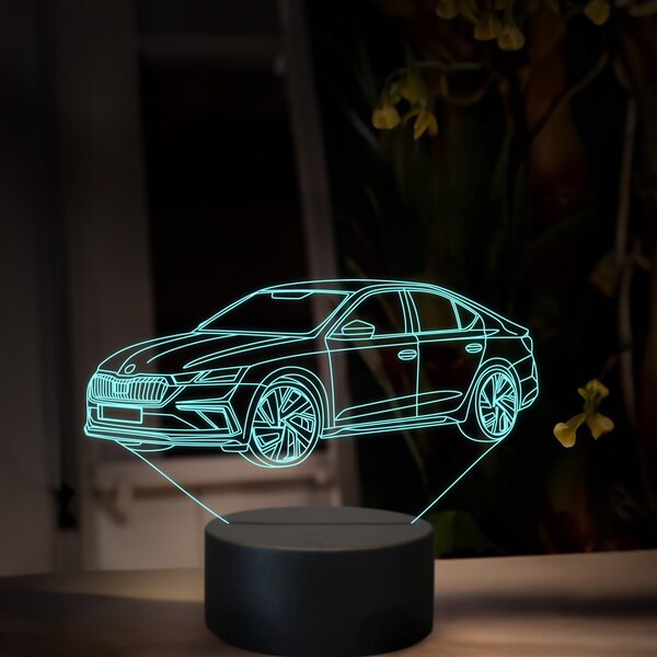 Beling 3D lampa, Škoda Octavia RS, 16 farebná, SA25