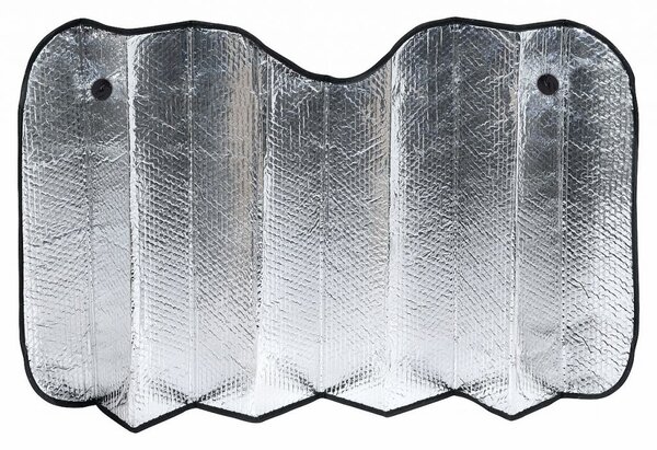 COMPASS slnečná clona na čelné sklo ALU, 130 x 60 cm
