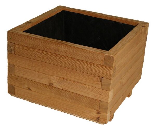 Drevený kvetináč Flor THERMOWOOD 37×37×31 cm, česká výroba