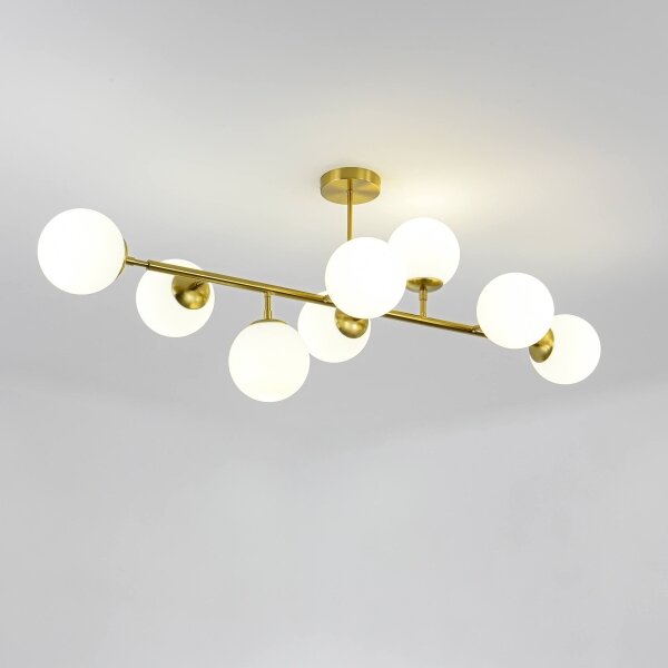 Luster na tyči DORADO 8xE14/40W/230V zlatý
