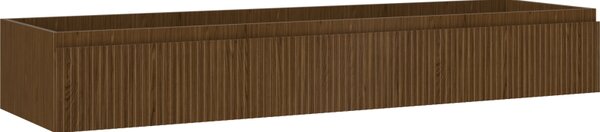 Mexen Rivel, kúpeľňová skrinka 160 cm, 1 zásuvka, drážkovaná, orech, 91A20-16023-1-BF86