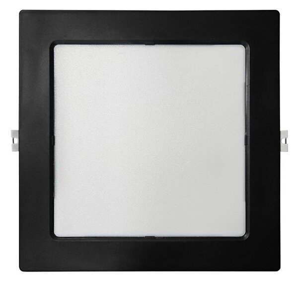 LED Podhľadové svietidlo SQUARE LED/18W/230V 4000K 22x22 cm čierna