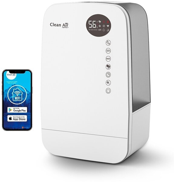 Zvlhčovač Clean Air Optima CA-607 Smart Farba: Biela