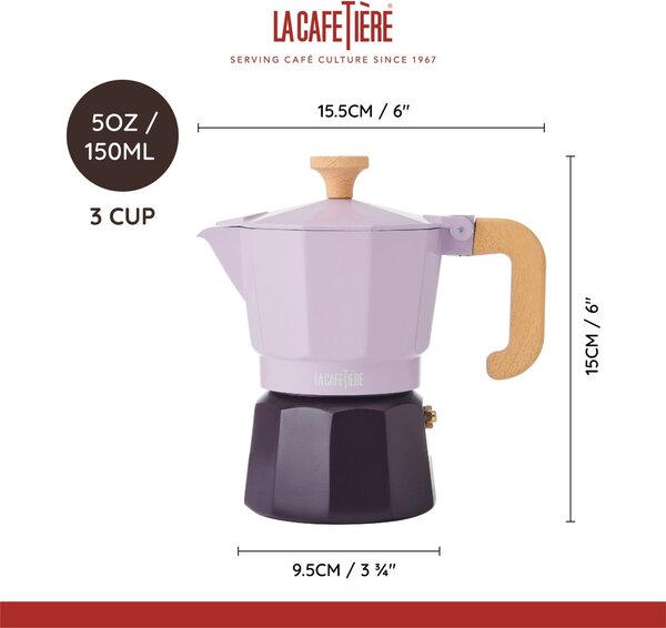 Moka kanvička La Cafetière Venice Purple