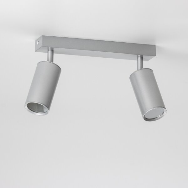 Brilagi - Kúpeľňové bodové svietidlo SELE 2xGU10/30W/230V IP44 strieborná