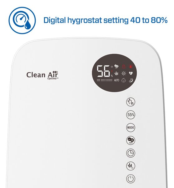 Zvlhčovač Clean Air Optima CA-607 Smart Farba: Biela