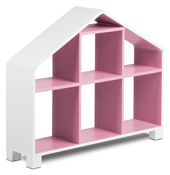 Detský regál domček - ružový