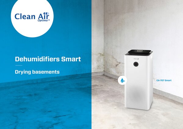Odvlhčovač a čistička vzduchu Clean Air Optima CA-707 Smart