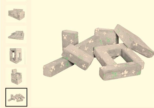 POHOVKA PRE DETI A MLÁDEŽ Minecraft - Sedačky, Online Only