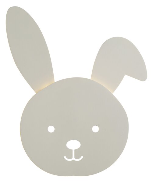 Detské nástenné svietidlo béžové vrátane LED 3-stupňové stmievateľné - Benny the Bunny
