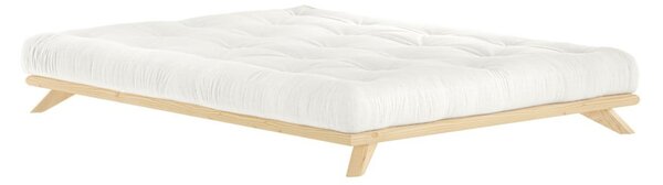Dvojlôžková posteľ z borovicového dreva s roštom 180x200 cm Senza – Karup Design