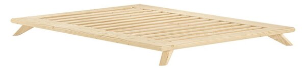 Dvojlôžková posteľ z borovicového dreva s roštom 180x200 cm Senza – Karup Design