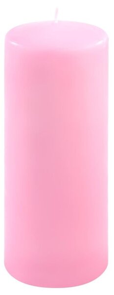 Sada stĺpových sviečok, 25 cm, Ø10 cm, ružová, 2 ks