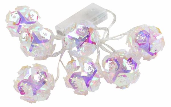 Dekoratívne osvetlenie Blossom Magic 10 LED, teplá biela, ča