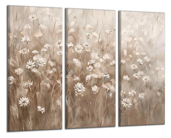 Obraz na plátne Biele lúčne kvietie