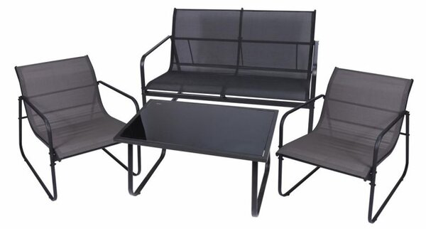 Záhradný set Astoria,4dielny set s oceľovou konštrukciou