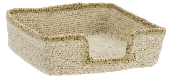 Stojanček na servítky Seagrass Natural / White Edge
