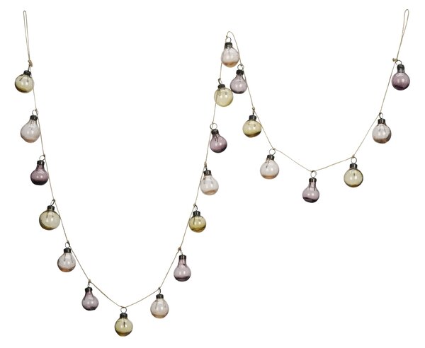 Girlanda Ball Recycled Glass Colorful 155 cm