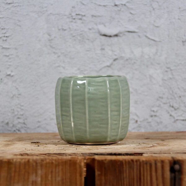 Kvetináč Verde bledozelený Ø 6 cm
