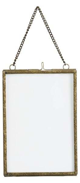 Závesný fotorámik Antique brass Frame 13 × 18 cm