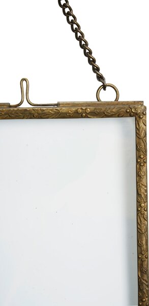 Závesný fotorámik Antique brass Frame 13 × 18 cm