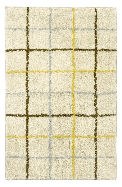 Kúpeľňová predložka Checked no. 2 Tufted 60 × 90 cm