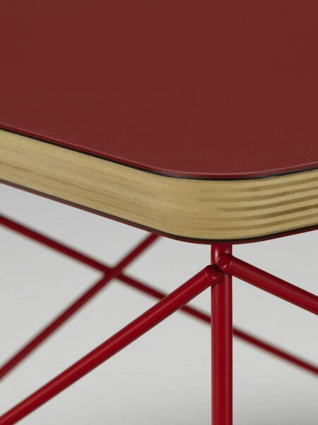 Vitra Occasional Table LTR Linoleum, dark brick / classic red