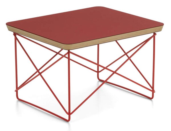 Vitra Occasional Table LTR Linoleum, dark brick / classic red